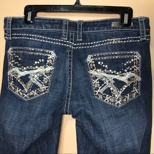 Rock 47 By Wrangler Ultra Low Rise Women’s Jeans